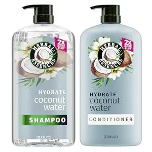 Herbal Essences Hydrate Collection Coconut Water and Jasmine Moisturizing Shampoo and Conditioner Set, 67.6 fl oz