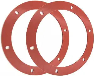 6 Inch Reusable Silicon Gasket #812-4710 For PelPro pp130 PP150, PP60,PP70,PPC90 Cast Iron, PelPro TSC90 Cast Iron gasket/ For Quadrafire Heatilator PelPro Exhaust Fan Combustion Motor Gasket2PACKS
