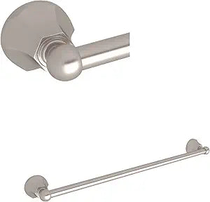 Rohl WE124STN - Towel Bar Bathroom Hardware