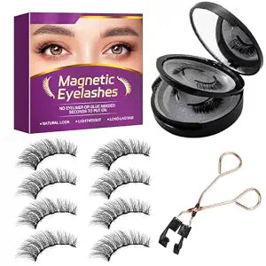 Magnetic Eyelashes With Applicator, No Glue Needed False Lashes