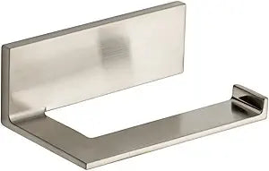 Delta Single Post Toilet Paper Holder | Brilliance Stainless Steel | Wall Mount | Vero Bathroom Accessories