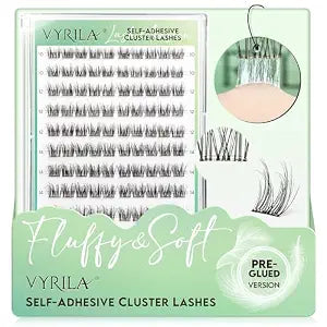 Lash Clusters 100PCS Quick Apply Natural Lash Clusters, Charm