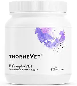 ThorneVET B ComplexVET  Vitamin B Complex Support for Dogs & Cats - 60 Soft Chews