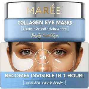 MAREE Invisible Under Eye Patches for Puffy Eyes & Dark Circles - 60 Count