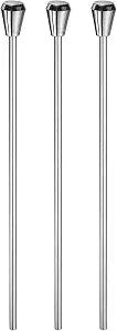 uxcell 3Pcs Sink Drain Extension Rod, 7.48 Inch Extension Rod Converter Iron Vertical/Horizontal Pull Rods for Bathroom Sink Drain Replacement Parts