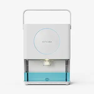 108 OZ (3.2L) Home Dehumidifier, Small Portable Room Dehumidifier for Bedroom Bathroom Basement RV Closet with HEPA Filter/Ambient Lights/Timer/Auto Off/Defrosting Function, White