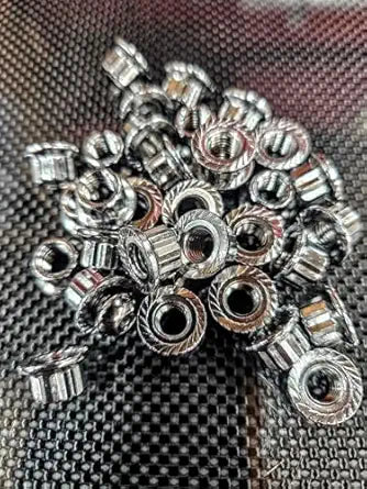 M7x32mm 12-Point Wheel Bolts  Multiple Colors & Quantities | 2 & 3-Piece Split Rim Hardware | Fits Style 5 RC090, Style 19 RT107 & More (144)