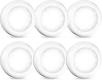 Tap Light Push Lights, 6 Pack Self-Adhesive Puck Light Battery Powered