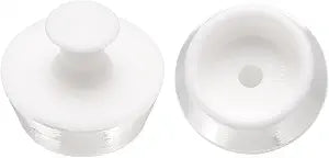 uxcell 2 Pcs Drain Stopper, Silicone Bathtub Stopper 1 1/8" to 1 3/16" Kitchen Sink Drain Stopper Bathroom Drain Plug with Handle for Laundry, Sink, Shower, Washbasin Cover