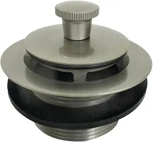 Kingston Brass DLL208 Lift and Lock Bath Tub Drain, Brushed Nickel