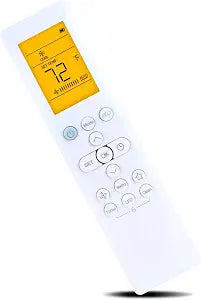 ZWP Replacement Remote Control for Senville LETO Series Air Conditioner