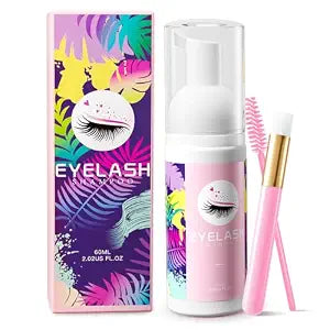 Buqikma Lash Shampoo Eyelash Shampoo for Lash Extensions, 2.02 Fl Oz/60mL