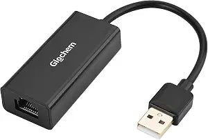 USB 2.0 to ethernet Adapter USB to RJ45 Supporting 10/100 Mbps Ethernet Network for Window/Mac OS, Surface Pro/Linux