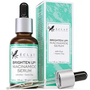 Eclat Skincare Clarifying Niacinamide Serum - 12% Niacinamide with Zinc PCA & Hyaluronic Acid - Hydrating & Soothing Formula - Face Serum for Minimizing Pores and Improving Skin Texture 1 Fl Oz