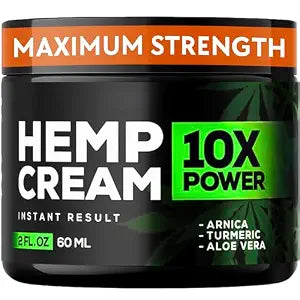 Instant H��mp Cream - Back, Neck, Knees - Maximum Strength Formula