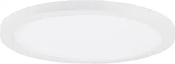 Maxim Lighting Chip - 5CCT 7" 1-Light Flush Mount | White Finish | White Pc Shade | Transitional Flush Mount | Ideal for Bedrooms, Hallways & Entryways | Dimmable Wet Rated | 57593WTWT