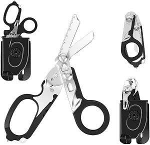 Multifunctional Foldable Trauma Shears With Holster Perfect For EMTs