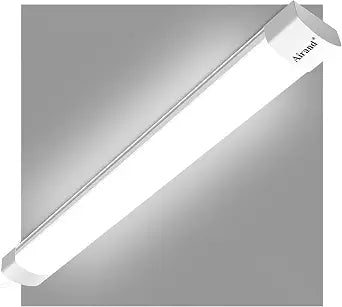 Airand LED Shop Lights for Garage 4FT with Plug, Utility Linkable LED Tube Light 5000K Under Cabinet Lighting,3600 LM LED Ceiling and Closet Light 36W, Corded Electric with ON/Off Switch