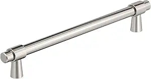 Amerock BP54035PN | Destine 12 inch (305 mm) Center-to-Center Polished Nickel Appliance Pull | Kitchen Cabinet Hardware | Furniture Hardware | Drawer Handle
