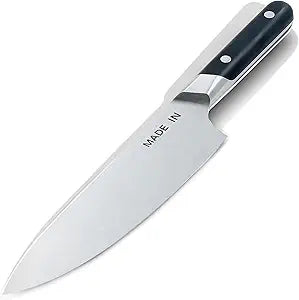 Made In Cookware | 8" Chef Knife | Crafted in France | Full Tang With Truffle Black Handle