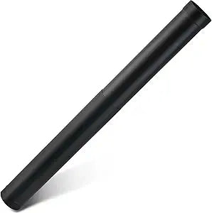 Yaocom 1 Pcs 6" Single Wall Stove Pipe 38" to 70" Telescoping Pipe Burning Chimney Wood Connector to Vent Smoke or Exhaust, Black