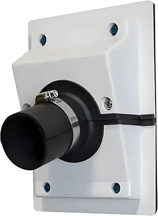 HVAC Wall Penetration & Line-Set Cover Kit, Wall Sleeve for AC Line Set and Split Cover, HVAC Penetration Cover for Outdoor and Indoor Air Conditioner Systems Aperture 2.36 inches (White)