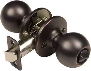 Design House Ball Privacy Door Knob, Oil Rubbed Bronze