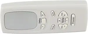 QC Pass PCB 105 Remote Control, GE Air Conditioner for AEC08LYL2, AEC12AYL2, AEC14AYL2