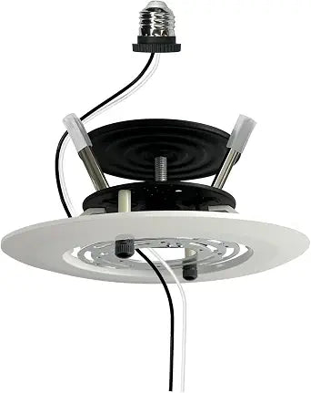 Soliseed 5/6" Recessed Can Light Conversion Kit to Pendant, White 1 Pack