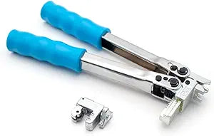 iDili FRK-8 Manual Crimping Tool for 8mm Refrigerator Lock Ring - Copper, Iron, Aluminum Pipe Crimper Pliers for Appliance Repair, Quick-Close Hand Tool