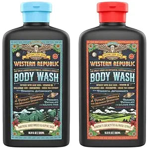 Western Republic - Body Wash Shower Gel Duo - 500ml 2 Pack