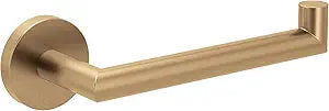 Moen Arlys Bronzed Gold Modern Single Post Toilet Paper Holder, Y5709BZG