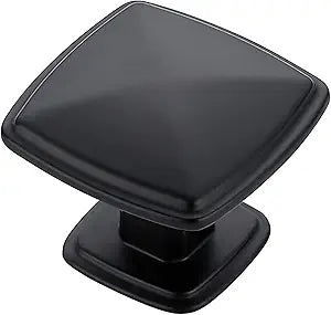Matte Black Kitchen Cabinet Knobs - 25 Pack, Black Knobs for Cabinets, Drawers, Dressers & Closet Doors