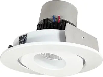 Nora Lighting NPR-4RG27XMPW Nora Lighting NPR-4RG27X Pearl 4" LED Adjustable Recessed Trim - 2700K - 1000 Lumens - Gimbal