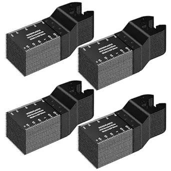 100 Pcs Oscillating Tool Blades, Professional Universal Oscillating Saw Blades, Wood Multitool Blades, Quick Release Durable Oscillating Tool, Multi Fit All Models