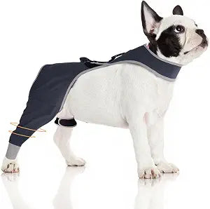 Dog Sleeve to Prevent Licking for Rear Leg, Cone Collar Alternative-Provides Wound Protections Hind Leg Sleeve, Breathable Licking Sleeves for Pets, Rear Both Leg, L