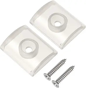 Wall Jamb Bumper for Glass Sliding Shower Doors, 2 Pack