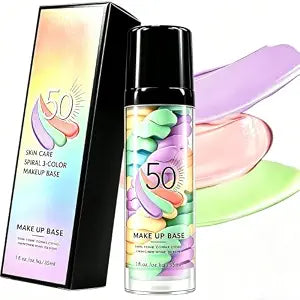 Face Primer SPF50 PA+, Color Correcting Makeup Primer, Sunscreen Face Cream