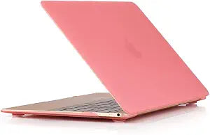 RUBAN Case Compatible with MacBook 12 Inch A1534 - Slim Snap On Hard Shell Protective Cover, Pink