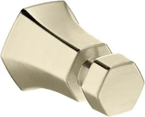 hansgrohe Robe Hook Bath Towel Hook 2-inch Transitional Wall Mount Accessories in Brushed Nickel, 04838820