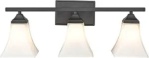 ML Lighting 3-Light Vanity Matte Black