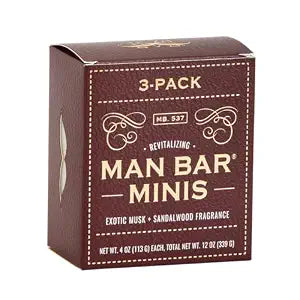 San Francisco Soap Company Mini Bars, Exotic Musk & Sandalwood, 3 x 4 oz