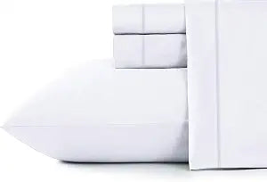 Shunjie.Home 100% Cotton Twin Bed Sheet Set 3 Pieces - White