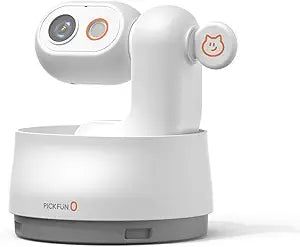 P0 AI Pet Camera with 2K Tracking, Auto Video Recording Editing & Smart Alerts, 350 Panoramic View with Night Vision, Two-Way Audio, Privacy Protection & Local Storage for Cat/Dog Monitoring