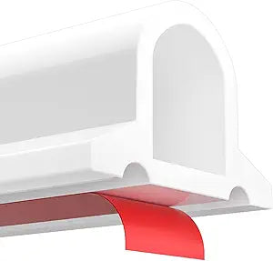 98 Inch Collapsible Shower Threshold Water Dam, Ideal for Wheelchair Accessible Silicone Shower Barrier Water Stopper Retention System Dry and Wet Separation for ADA Shower Bathroom (6ft)
