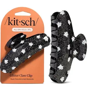 Kitsch Recycled Plastic Glitter Hair Clip For Women - Ghost, 1pc
