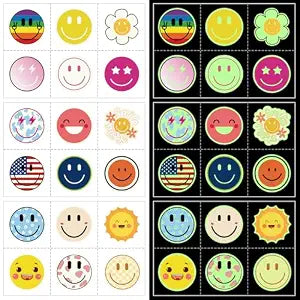 72PCS Glow in The Dark Temporary Tattoos, Cute Tattoos Sticker
