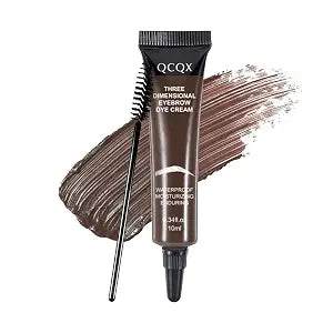 Eyebrow Gel Three Dimensional Eyebrow Dye Cream, Brow Tint Waterproof and Sweatproof, Volumizing Long Lasting Eyebrow (BRUNETTE)