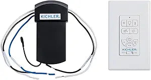 AC Standard Full Function Wall Control System, Modern, Slim Design, 3 Speed Settings, Breeze Mode, 370156