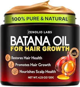 Batana Oil for Hair Growth - 100% Pure & Unrefined Raw Dr Sebi Botana Oil